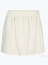 Scuba Short A-Line Skirt White - MAX MARA - BALAAN 2