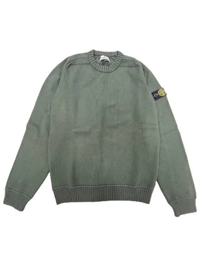 Kids Patch Logo Olive Knit 7716515A2 V0058 - STONE ISLAND - BALAAN 2