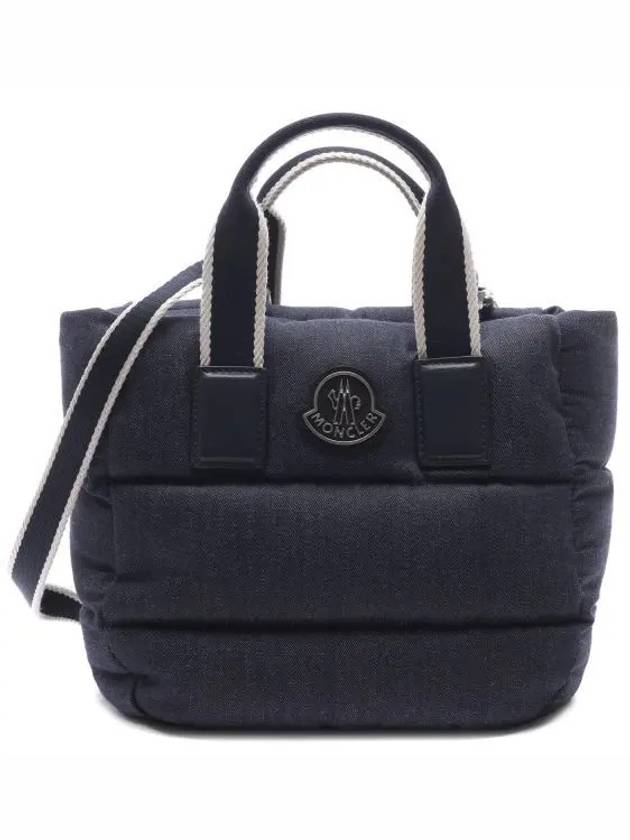 Women s CARADOC Denim Mini Tote Shoulder Bag 5L00018 M4077 77A 24S 1214457 - MONCLER - BALAAN 1