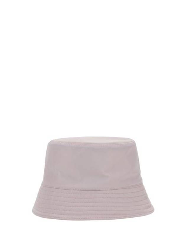 Re-Nylon Triangle Logo Bucket Hat Alabaster Pink - PRADA - BALAAN 3