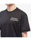 Logo Short Sleeve T-Shirt Black - ALEXANDER MCQUEEN - BALAAN 5