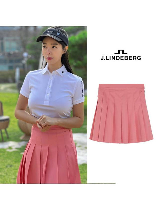 Women's Adina Skirt Pink - J.LINDEBERG - BALAAN 2