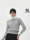 Women s Slit Turtleneck Windproof Knit Sweater DE4WSW281WH - DUVIK - BALAAN 4