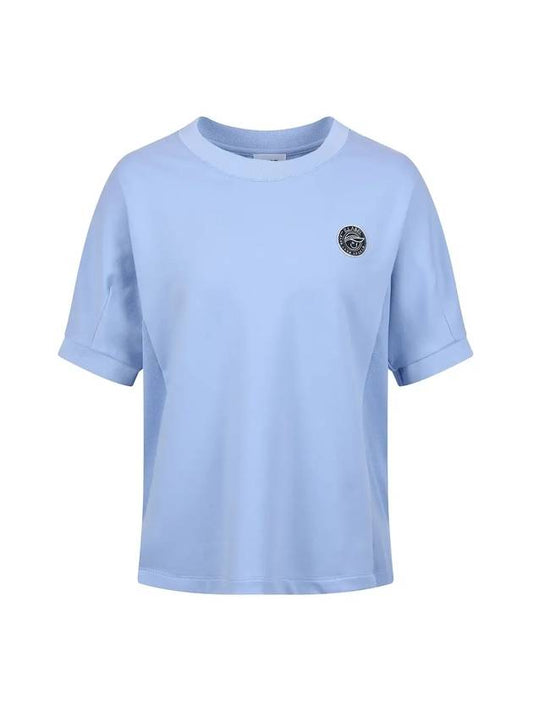 Loose fit wappen short sleeve t-shirt MW3ME190SBL - P_LABEL - BALAAN 2