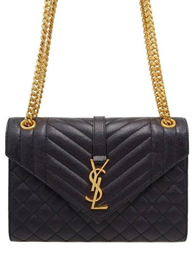 Women s 600185 Matelasse Envelope Gold Chain Shoulder Bag - SAINT LAURENT - BALAAN 1