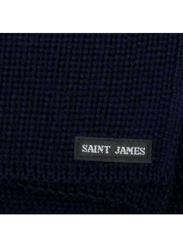 Solid wool muffler navy 9329 - SAINT JAMES - BALAAN 2