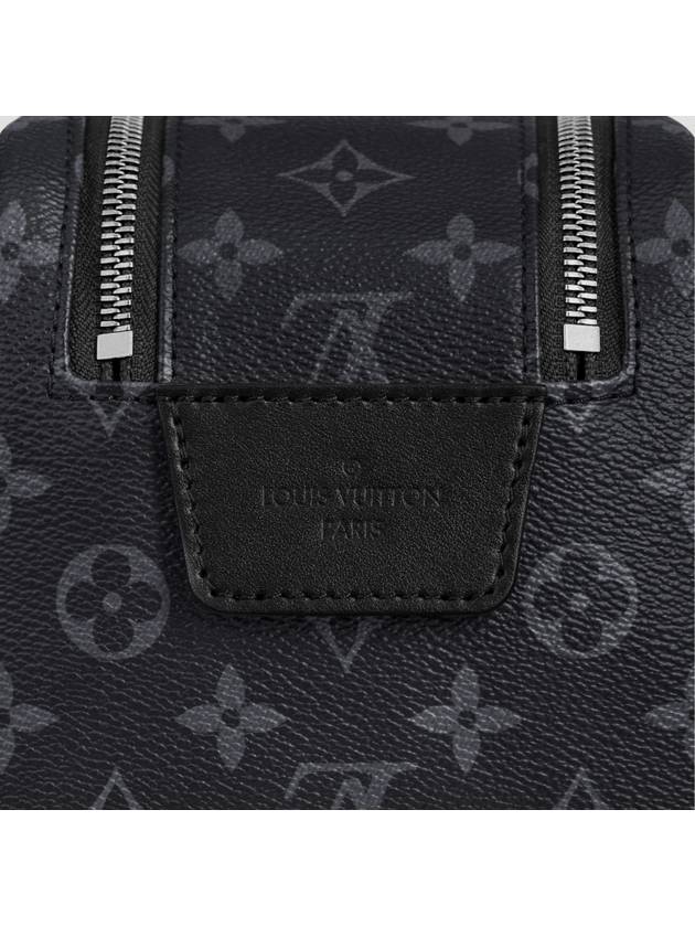 Dopp Kit Monogram Eclipse Pouch Bag Black - LOUIS VUITTON - BALAAN 7