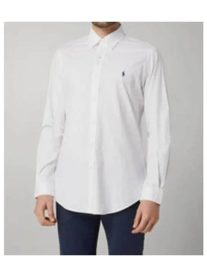 Classic Fit Poplin Shirt White - POLO RALPH LAUREN - BALAAN 2