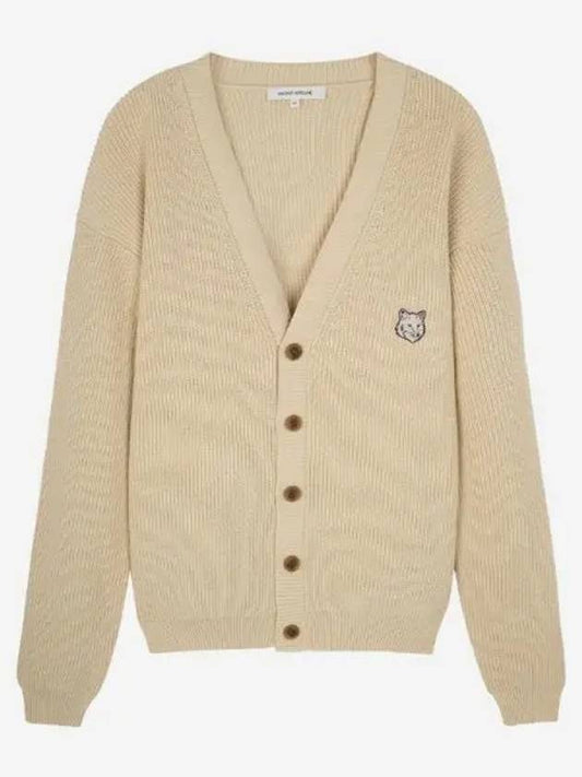 Bold Fox Head Cardigan Ivory - MAISON KITSUNE - BALAAN 2