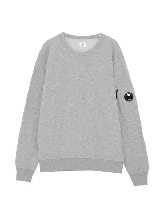 Lens Wappen Cotton Sweatshirt Grey - CP COMPANY - BALAAN 1