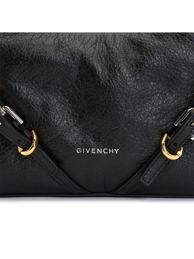 Voyou Small Leather Shoulder Bag Black - GIVENCHY - BALAAN 9