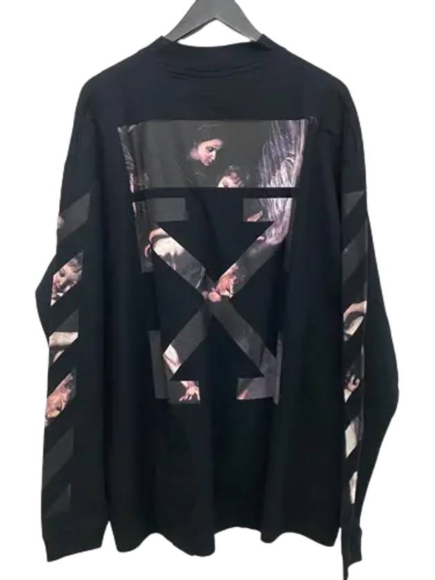 Caravaggio Arrow Mockneck Sweatshirt Black - OFF WHITE - BALAAN 2