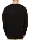 Lens Wappen Compact Cotton Knit Top Black - CP COMPANY - BALAAN 5