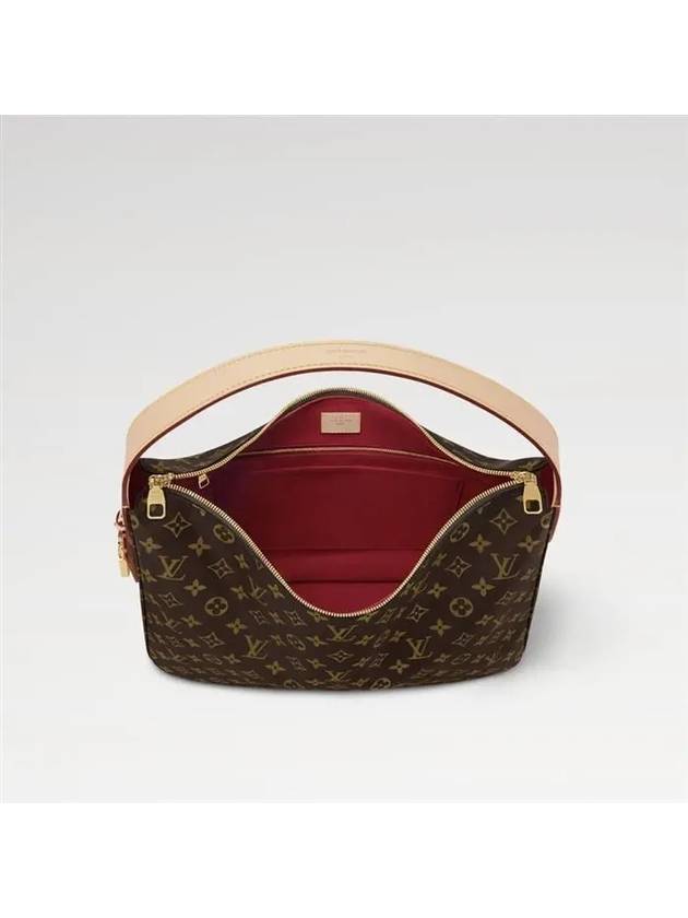 Slouchy MM Monogram Shoulder Bag Brown - LOUIS VUITTON - BALAAN 4