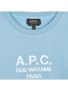 Women's Tina Sweatshirt Light Blue - A.P.C. - BALAAN 4