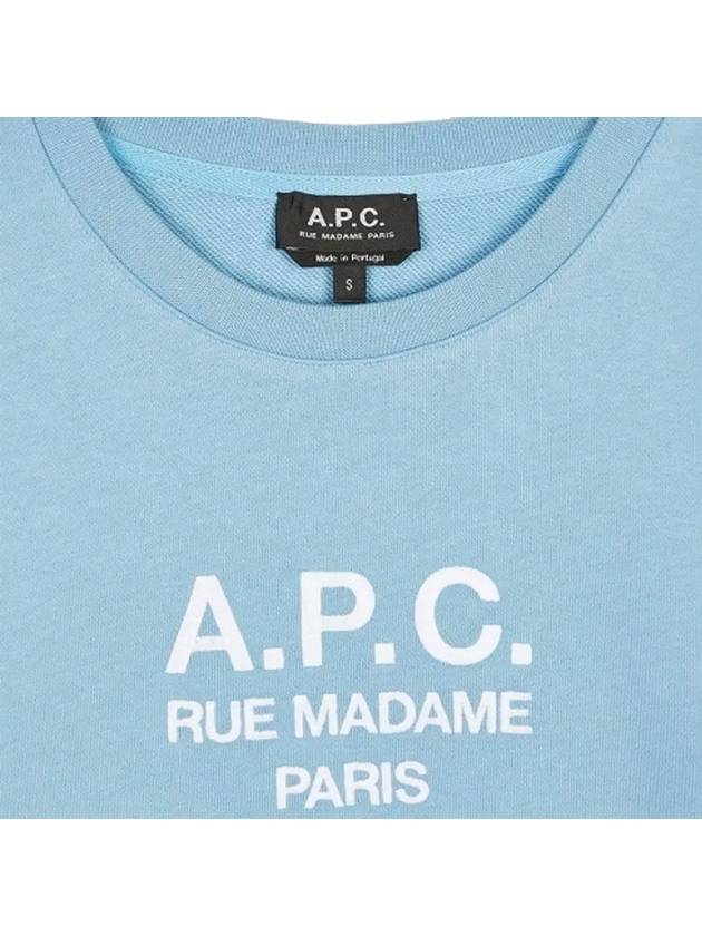 Women's Tina Sweatshirt Light Blue - A.P.C. - BALAAN.