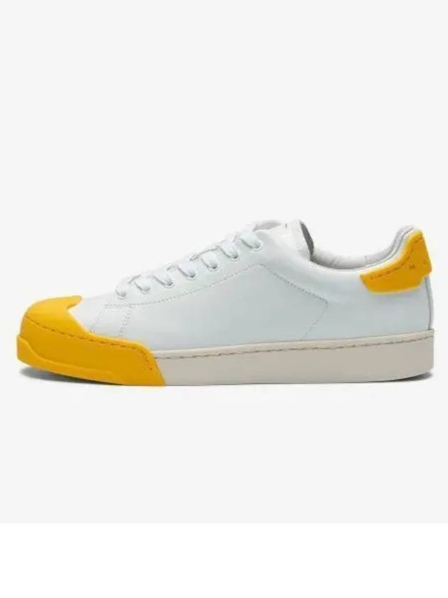 Dada Bumper Low Top Sneakers White Yellow - MARNI - BALAAN 2