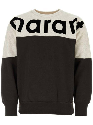 Howley Logo Crew Neck Sweatshirt Faded Black - ISABEL MARANT - BALAAN 1