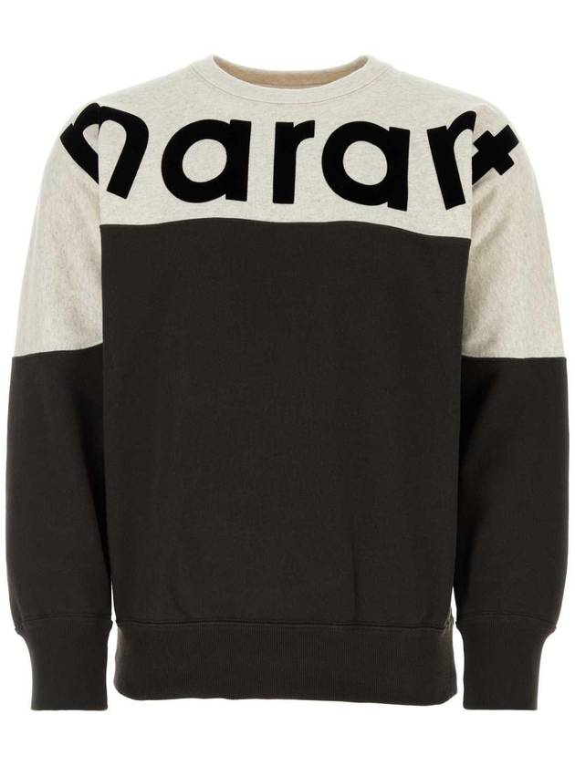 Howley Logo Crew Neck Sweatshirt Faded Black - ISABEL MARANT - BALAAN 1