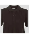 Skull Patch Short Sleeve Polo Shirt Brown - ALEXANDER MCQUEEN - BALAAN 4