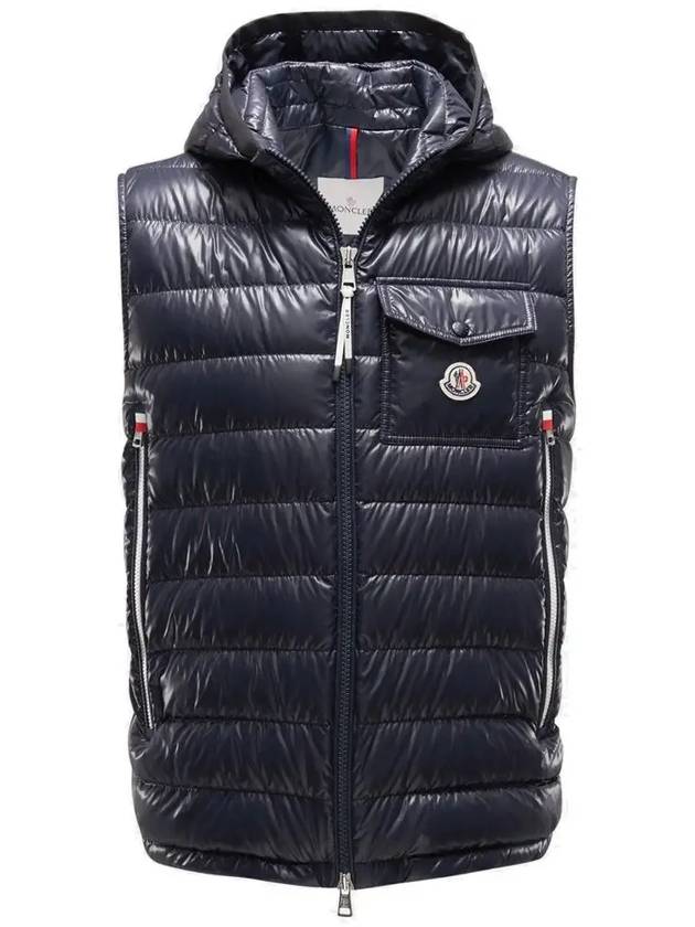 Men's Ragot Padded Vest Navy - MONCLER - BALAAN 2