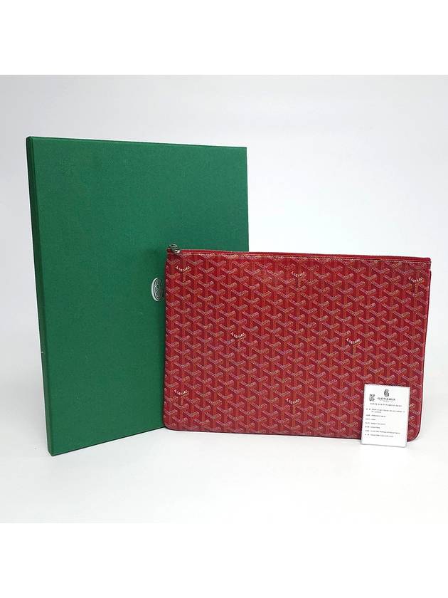 Special red color Senna GM clutch - GOYARD - BALAAN 1