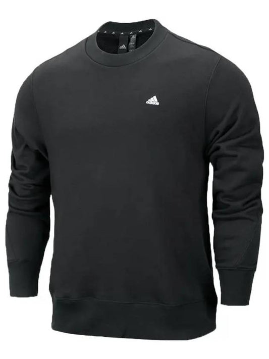 Future Icon Crew Neck Logo Sweatshirt Black - ADIDAS - BALAAN 2