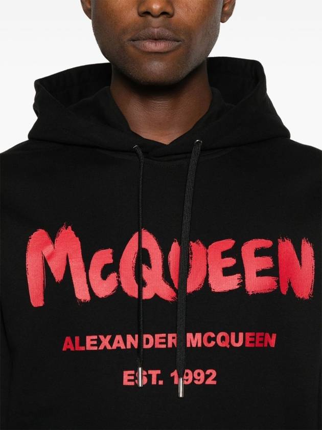 ALEXANDER MCQUEEN GRAFFITI PRINT HOODIE - ALEXANDER MCQUEEN - BALAAN 5