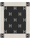 Avalon Throw Blanket Ecru Gri Ponce - HERMES - BALAAN 3