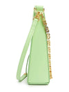 Mini Cut Out Leather Shoulder Bag Green - GIVENCHY - BALAAN 4