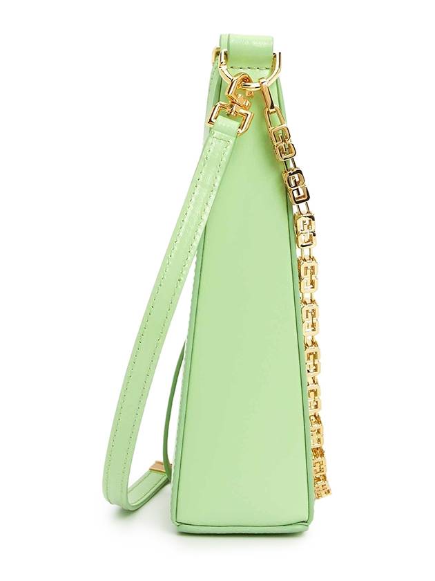 Mini Cut Out Leather Shoulder Bag Green - GIVENCHY - BALAAN 4