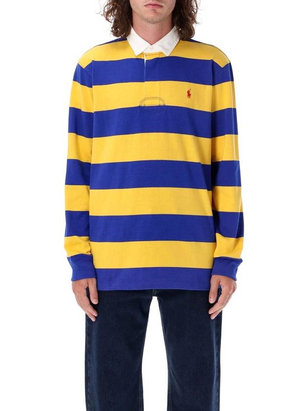 Striped Polo Shirt Yellow Royal - POLO RALPH LAUREN - BALAAN 2