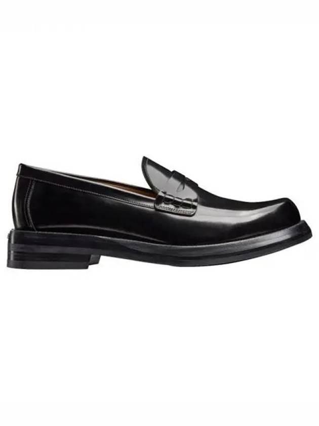 Carlo Polished Calfskin Loafers Black - DIOR - BALAAN 2