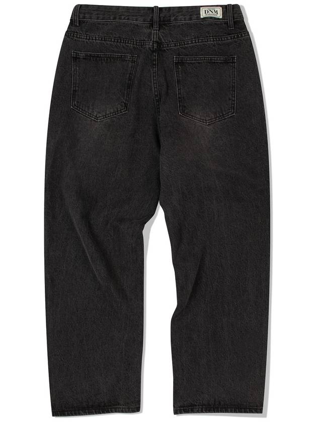 Wide One Tuck Denim Pants Black - DE GRAND MATIN - BALAAN 4