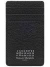 4 Stitch Leather Card Wallet Black - MAISON MARGIELA - BALAAN 5