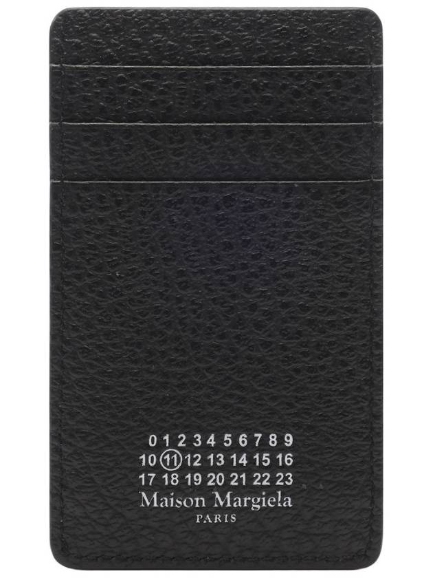 4 Stitch Leather Card Wallet Black - MAISON MARGIELA - BALAAN 5