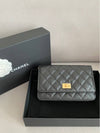 Vintage 255 WOC Vintage Calfskin Black Gold Plated A70328 (Builtin Chip Version) - CHANEL - BALAAN 1