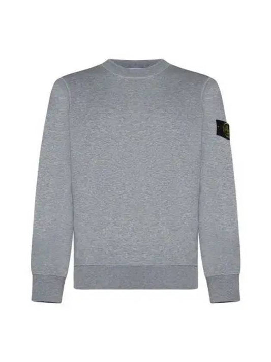 Wappen Patch Garment Dyed Sweatshirt Grey - STONE ISLAND - BALAAN 2