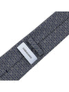 Men's Gancini Silk Jacquard Tie 35 0942 F NAVY AVORI 0768408 - SALVATORE FERRAGAMO - BALAAN 7