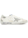 Super Star Suede Leather Low Top Sneaker White - GOLDEN GOOSE - BALAAN 6