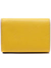 Saffiano Leather Trifold Half Wallet Yellow - MARNI - BALAAN 5