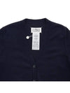 Eco Cashmere Loose Fit Cardigan Navy - MAISON MARGIELA - BALAAN 4