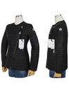 4634005 53048 999 AXINITE diagonal zipper black jacket - MONCLER - BALAAN 2