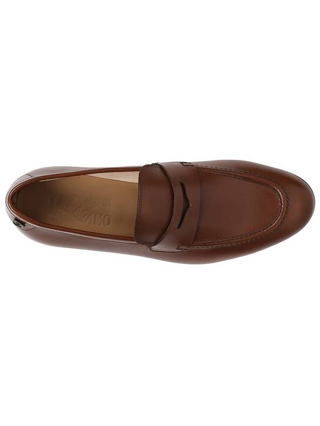 Cappuccino Goya Penny Loafer GOYA 0758418 - SALVATORE FERRAGAMO - BALAAN 4