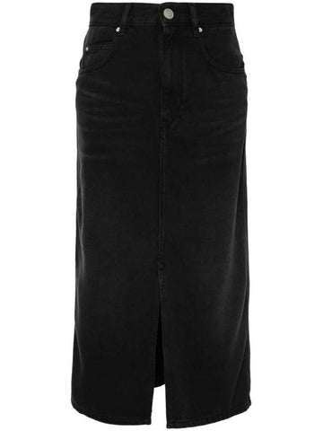 Tiloria Denim Midi Skirt JU0045FBB1H07I - ISABEL MARANT - BALAAN 1