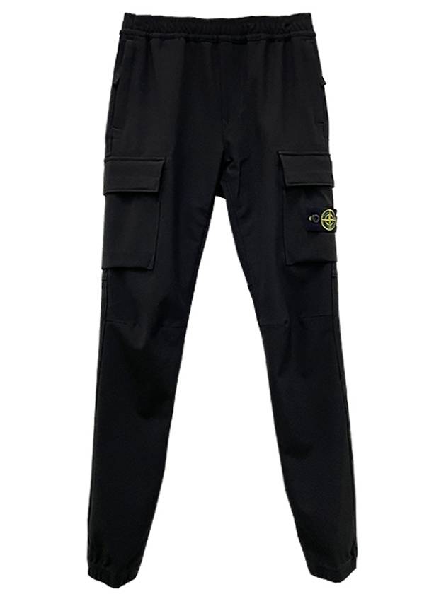 Kids Waffen Patch Stretch Nylon Jogger Pants 10 12 Black 771630612 V0029 - STONE ISLAND - BALAAN 2