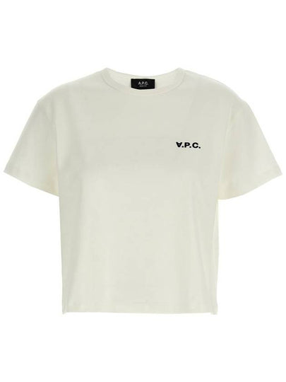 Boxy Micro Logo Short Sleeve T-Shirt White - A.P.C. - BALAAN 2