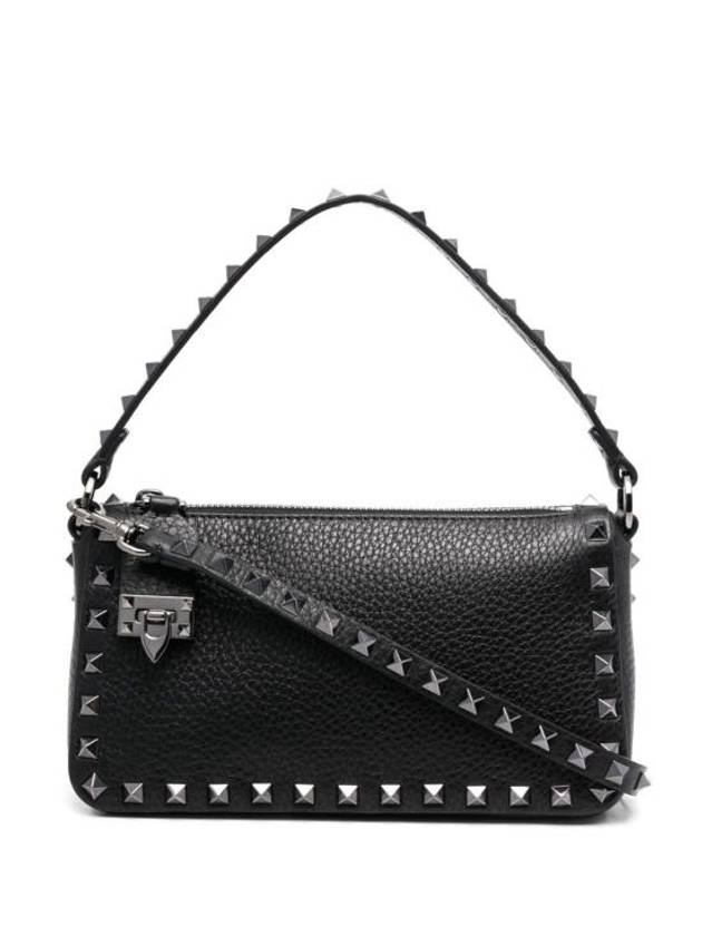 Garavani Rockstud Shoulder Bag Black - VALENTINO - BALAAN 1