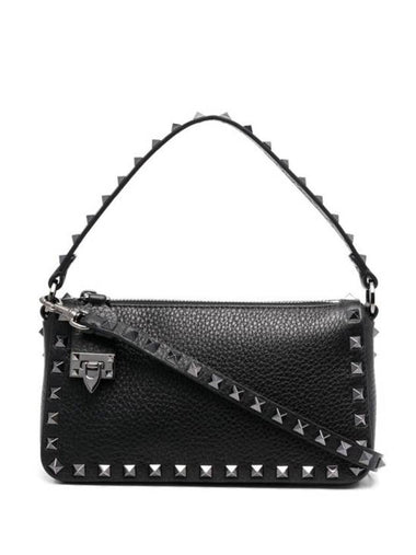 Garavani Rockstud Shoulder Bag Black - VALENTINO - BALAAN 1