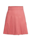 Women's Naomi Golf Pleated Skirt Faded Rose - J.LINDEBERG - BALAAN 4